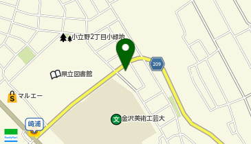 ピタットハウス金沢小立野店の地図画像