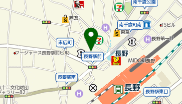 ピタットハウス長野駅前店の地図画像