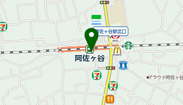 ピタットハウス阿佐ケ谷店の地図画像
