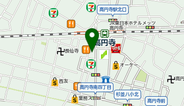 ピタットハウス高円寺店の地図画像