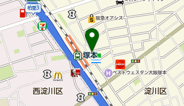 ピタットハウス塚本店の地図画像