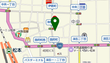 ピタットハウス松本店の地図画像