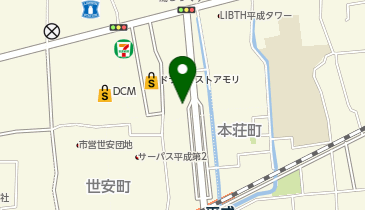 ピタットハウス平成店の地図画像