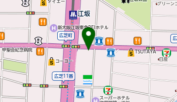 ピタットハウス江坂店の地図画像