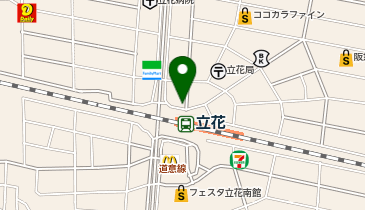 ピタットハウス立花店の地図画像