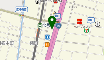 ピタットハウス北岡崎店の地図画像