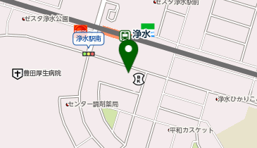 ピタットハウス豊田浄水店の地図画像