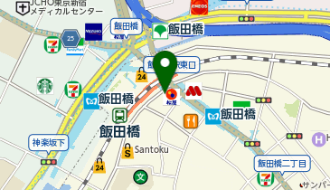 ピタットハウス飯田橋店の地図画像