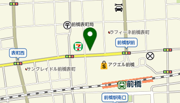 ピタットハウス前橋店の地図画像