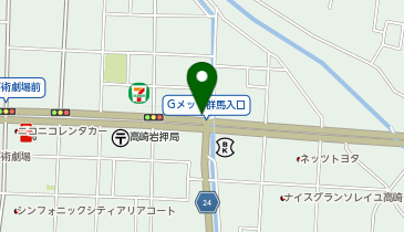 ピタットハウス高崎店の地図画像