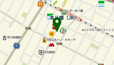 ピタットハウス本八幡店の地図画像