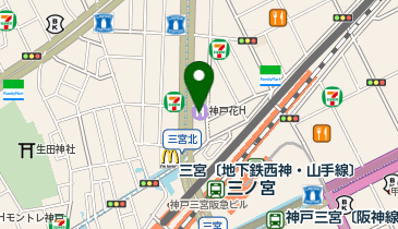 ピタットハウス三宮店の地図画像