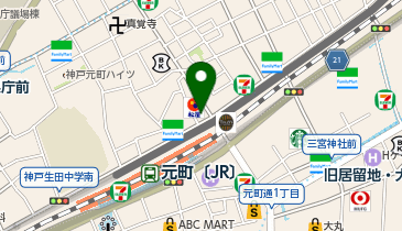 ピタットハウス元町店の地図画像