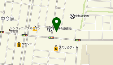 ピタットハウス宇都宮東店の地図画像