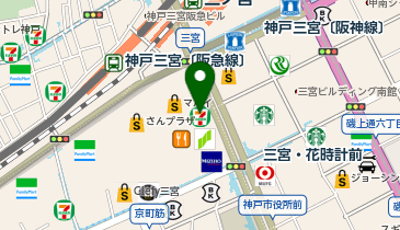 ピタットハウス神戸三宮店の地図画像