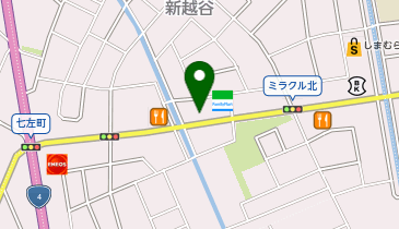 ピタットハウス新越谷七左店の地図画像