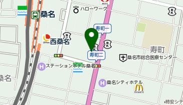 ピタットハウス桑名店の地図画像