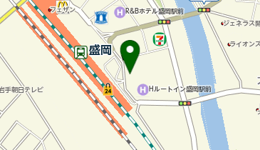 ピタットハウス盛岡駅前店の地図画像
