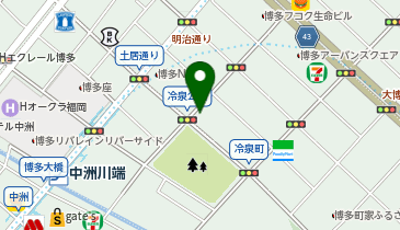 パッケージプラザ シキ博多店の地図画像