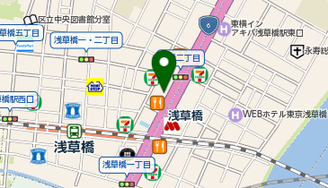 シモジマ 浅草橋本店の地図画像