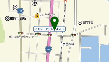 パッケージプラザ 稚内店の地図画像