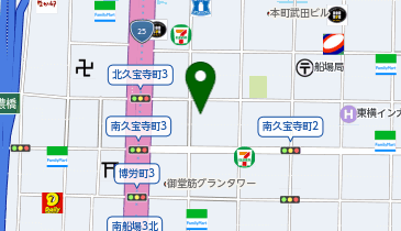 シモジマ 心斎橋店の地図画像