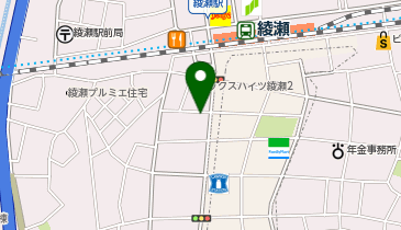 パッケージプラザ 綾瀬店の地図画像