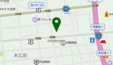 パッケージプラザ 都留別府店の地図画像