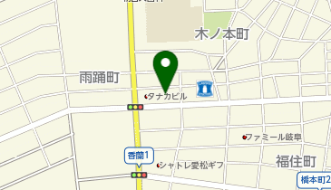 シモジマ 岐阜店の地図画像