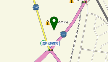 クリーニング専科 鹿嶋スタジアム店の地図画像