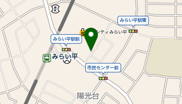 クリーニング専科 ピアシティみらい平店の地図画像