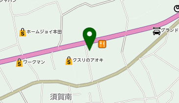 クリーニング専科 曲松店の地図画像