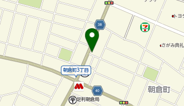 クリーニング専科 朝倉店の地図画像