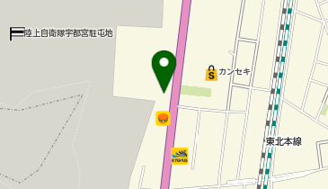 クリーニング専科 雀宮店の地図画像