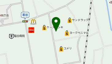クリーニング専科 ヨークタウン矢板店の地図画像