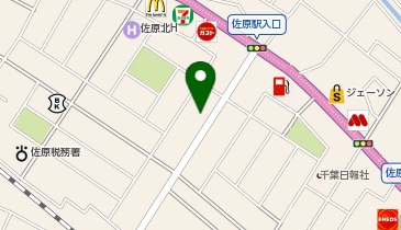 クリーニング専科 佐原店の地図画像