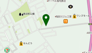 クリーニング専科 長沼店の地図画像