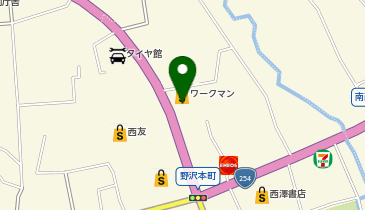 クリーニング専科 佐久野沢店の地図画像