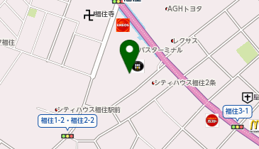 おしゃれ工房 CiiNACiiNA福住店の地図画像