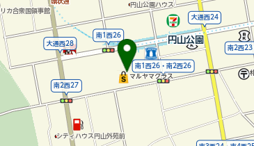おしゃれ工房 マルヤマクラス店の地図画像