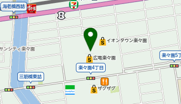 おしゃれ工房 イオンタウン楽々園店の地図画像
