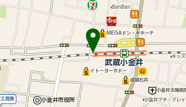 おしゃれ工房 nonowa武蔵小金井店の地図画像