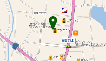 おしゃれ工房 フジグラン東広島店の地図画像