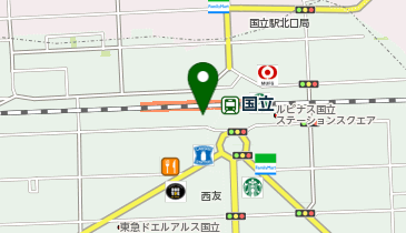 おしゃれ工房 nonowa国立SOUTH店の地図画像
