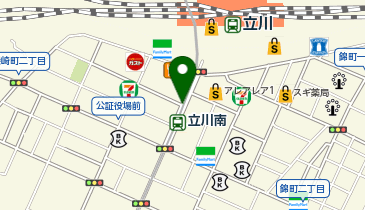 おしゃれ工房 多摩モノレール立川南店の地図画像