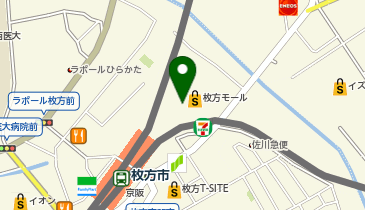 おしゃれ工房 枚方モール店の地図画像