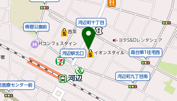 おしゃれ工房 イオンスタイル河辺店の地図画像