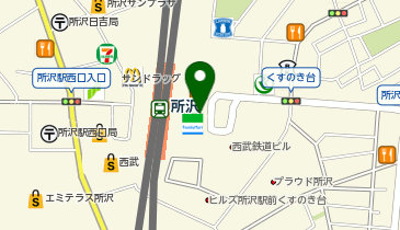 おしゃれ工房 グランエミオ所沢店の地図画像