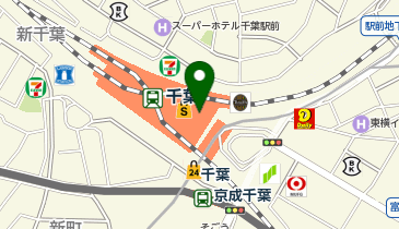 おしゃれ工房 ペリエ千葉店の地図画像