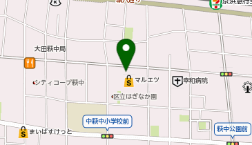 おしゃれ工房 マルエツ新糀谷店の地図画像